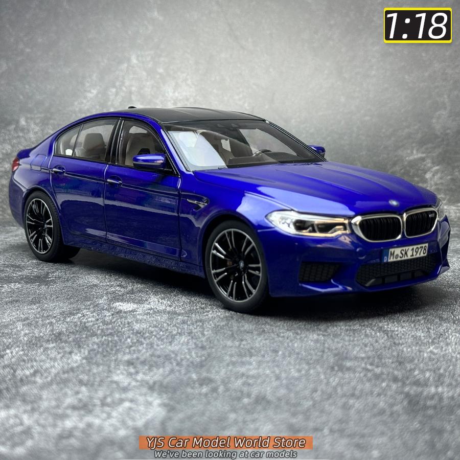 

NOREV OEM diecast model 1/18 M5 (F90) 2018 - Metallic Blue Sedan car model static display holiday gift collection синій