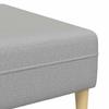 3 Piece Sofa Cloud Grey 250 x 188 x 76 cm Fabric