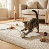 Adjustable Cat Teaser Ball Small Tail Electric Cat Teaser Interactive Cat Toys  Energy-Consuming