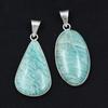 Amazonite Antique Oval-Pear 84.05 Ct Pendant Healing Stone 925 Silver Gemstone AR-1715-S