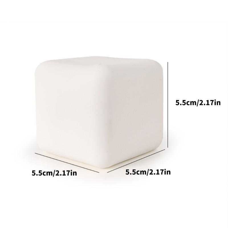 Powoli wracający do kształtu Tofu Zabawka do ściskania Świetna do redukcji stresu i relaksu Odpowiednia dla studentów i profesjonalistów w biurze