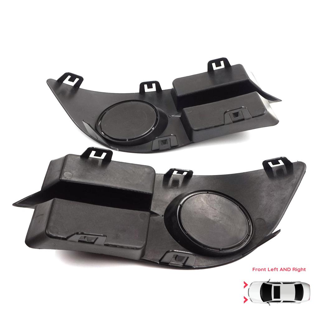 ESP1243 Front Bumper Fog Light Frame Housing Left Right for Renault Clio II Phase 4 Symbol MK1 Campus 2006-2008 7702295498