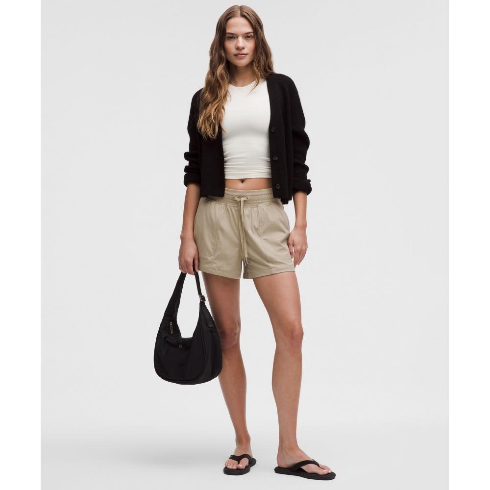 Lululemon Dance Studio High Rise Short 3.5  Sheer Oak