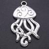 Starfish Conch Fish Tail Silver Color Stainless Steel Charms For Jewelry Making Supplies Ocean Animal Pendant 6pcs/Lot Breloque