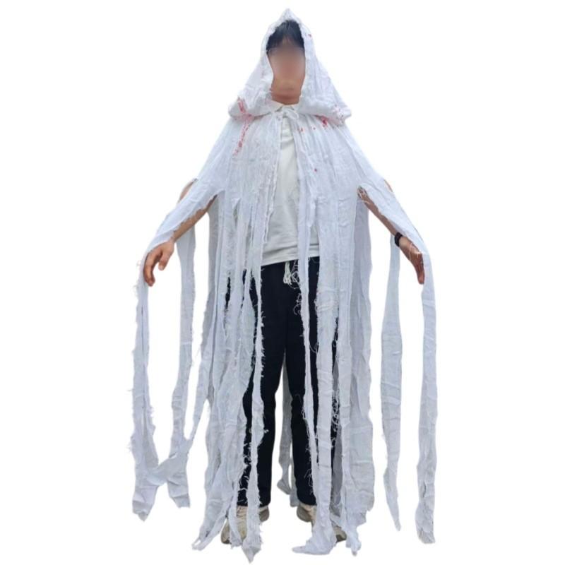 Halloween Zombie Cloak Costume With Long Sleeves For Adults Cosplay Spooky Ghosts
