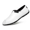 Fashion Business Slip on Loafers Genuine Leather Man Casual Flats Men Classic Dress Shoes Summer Men's Driving Shoes Walking Moccasins