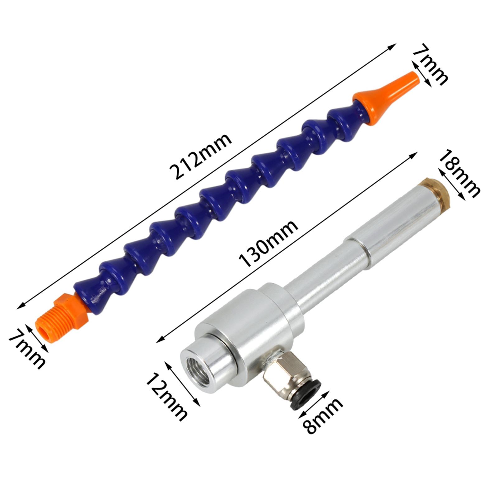 

130 мм алюминиевый сплав механический процесс мини вихревой холодный воздух сухой охлаждающий пистолет гибкая трубка