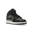 Zapatillas Air Jordan 1 Mid GS Shadow para Niños Gris Negro Gris Partícula 554725-096