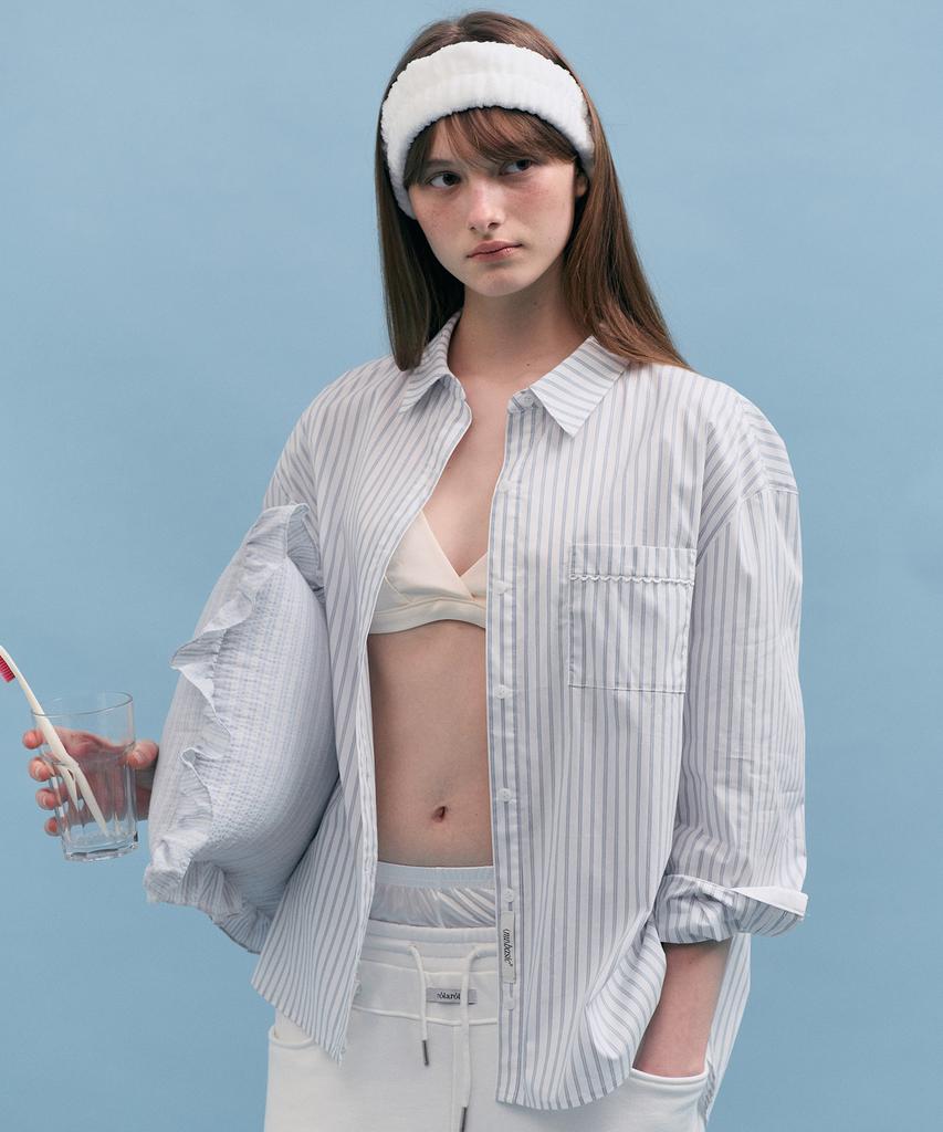 ROLAROLA Nubasic Stripe Shirts White