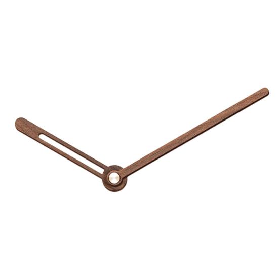 2Pcs/Set Clock Pointers Solid Wood High Torque Repair Parts DIY 12/14 Inch Wall Quartz Clock Hands for Home