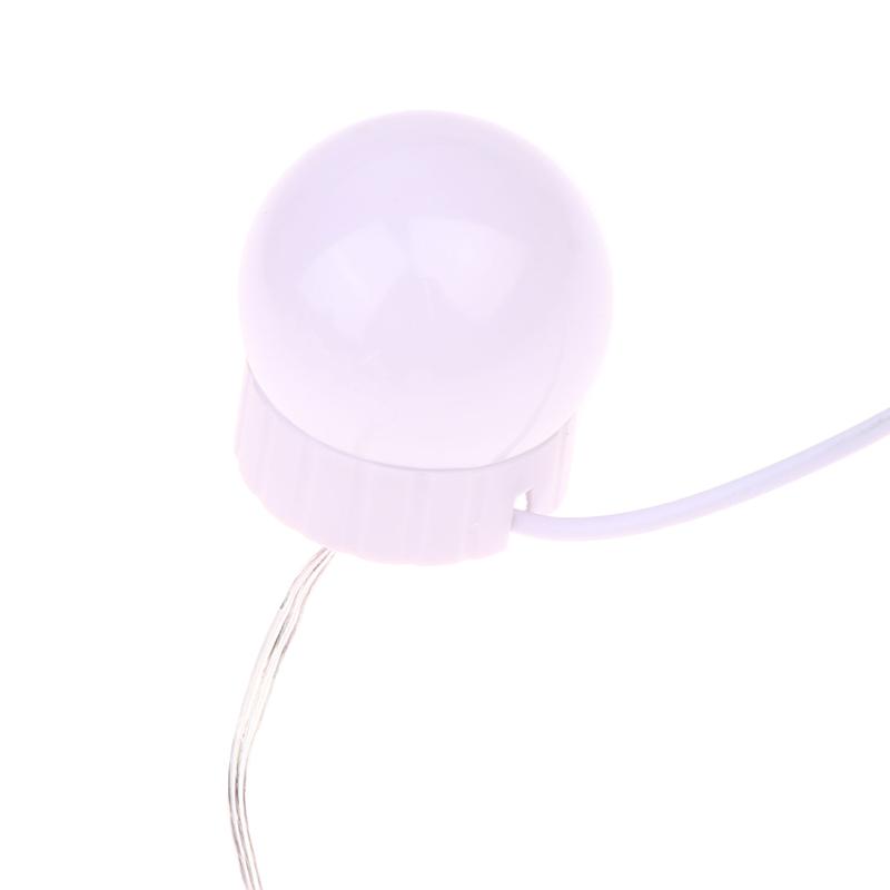LED Detachable Bulbs Makeup Mirror Lamp USB Power Cosmetic Mirror Light Dressing Table Lighting Dimmable LED Vanity Lights