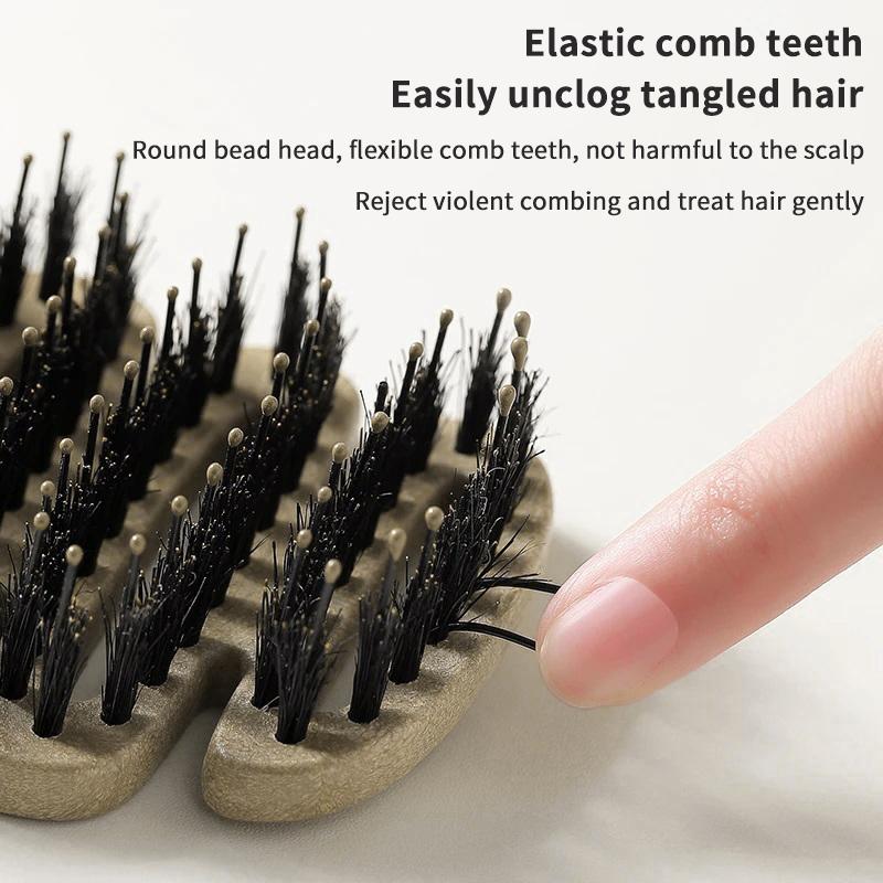 

Практичный полой расческа для массажа кожи головы, придающий форму, определяющий пушистый уход за волосами, щетка для укладки, расческа для волос, локоны, инструменты для укладки