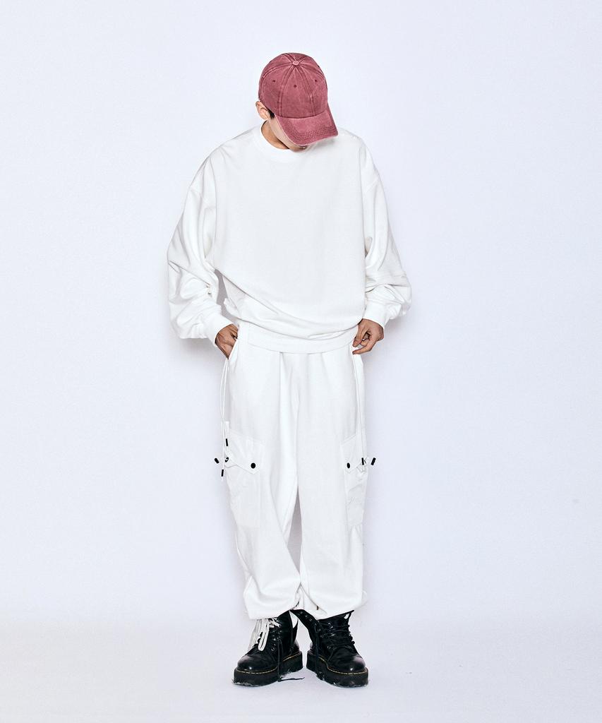 Millimillieon Basalt Hybrid Jersey Pants B07-White