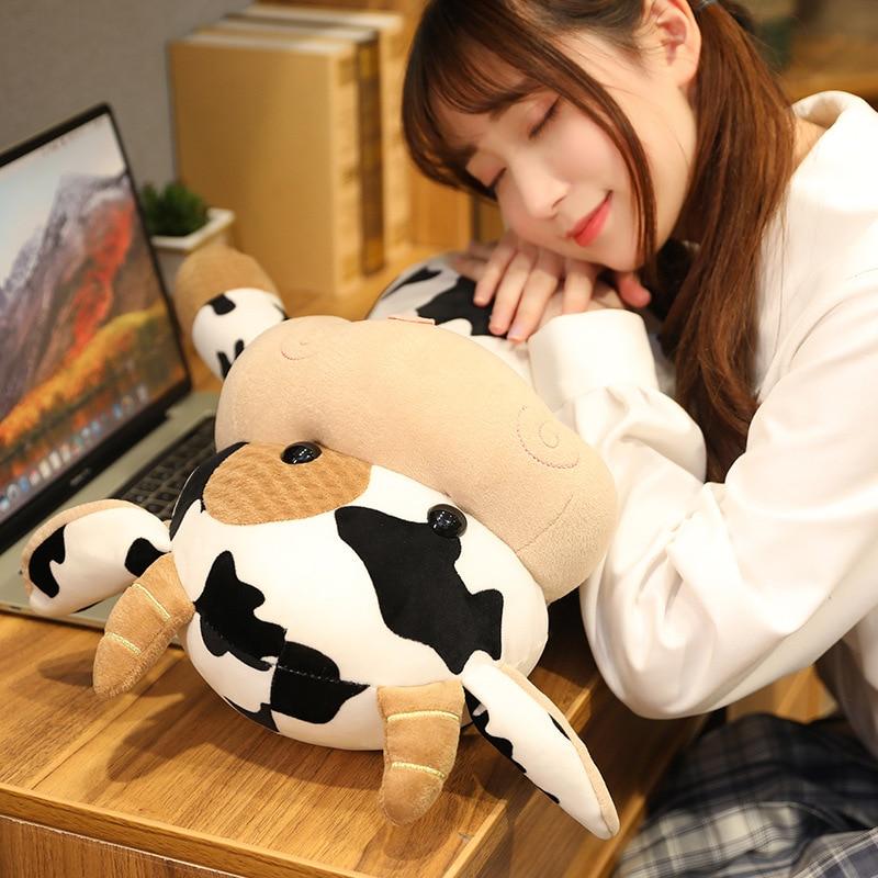 Charming Animal Cartoon Cows Stuffed Plush Toy Kawaii Cattle Comfortable Soft Toy Children Birthday Present Christmas Gift