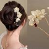 1PC Handmade Flower Hairpin, U-shaped Hairstyle Accessories, Hairpin Headdress, Hairpin Antique Style, Suitable for Bun Extension and Production