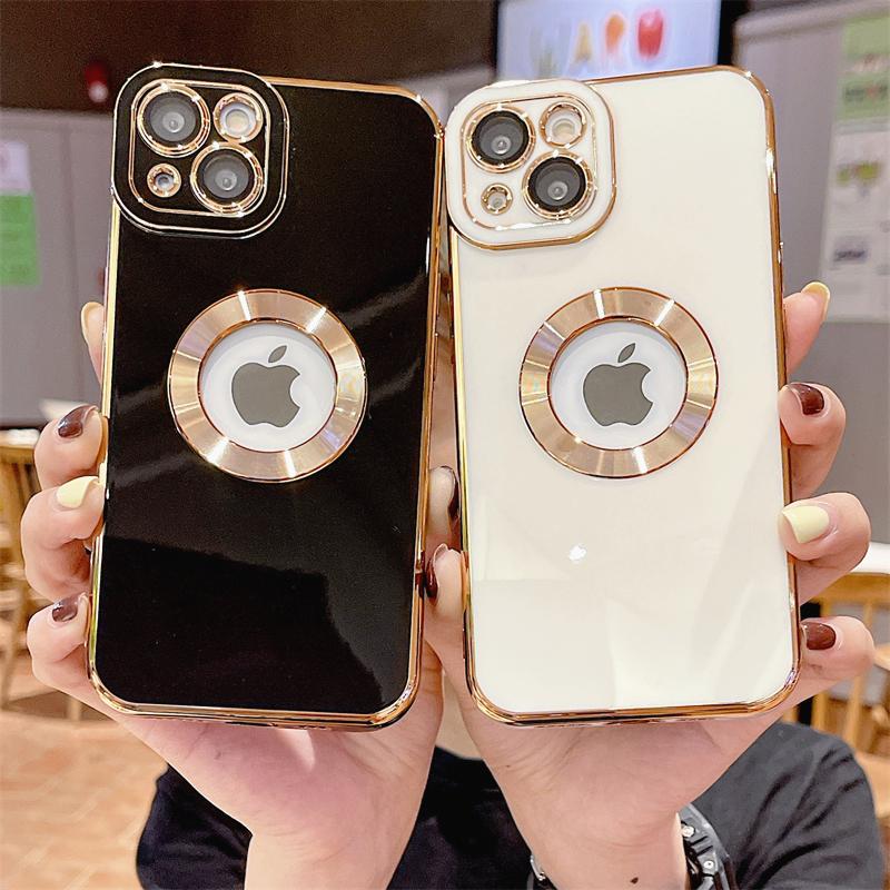 

Роскошный мягкий гальванический чехол для телефона для iphone 14 Pro Max 13 12 11 Xs X Xr 7 8 Plus Модный силиконовый ударопрочный чехол