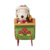 JIM SHORE Snoopy Woodstock In Sleigh 6015038 & <Christmas>