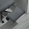 Ergonomic Office Chair with Adjustable Height, Armrests and Footrest, 66x70x115-123 cm, Grey