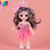 17CM Mini Bevegelig 13 Leddet Dukke Jenter Leketøy 3D Store øyne BJD Princess Full Drakter Kjoler Samling Barnedukkegave
