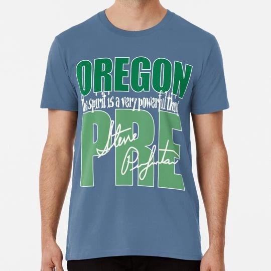 Steve Prefontaine Spirit With Signature Size S to 5XL Made in the USA TTshirt 3XL