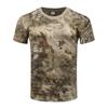 3D Camouflage T-Shirt Herren Kleidung Outdoor Mode Lässig O-Ausschnitt Kurzarm Sommer Street Übergroß Herren Outdoor Sport T-Shirts