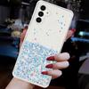 For Samsung Galaxy A35 5G Glow In The Dark Phone Case Epoxy TPU Glitter Sparkle Cover