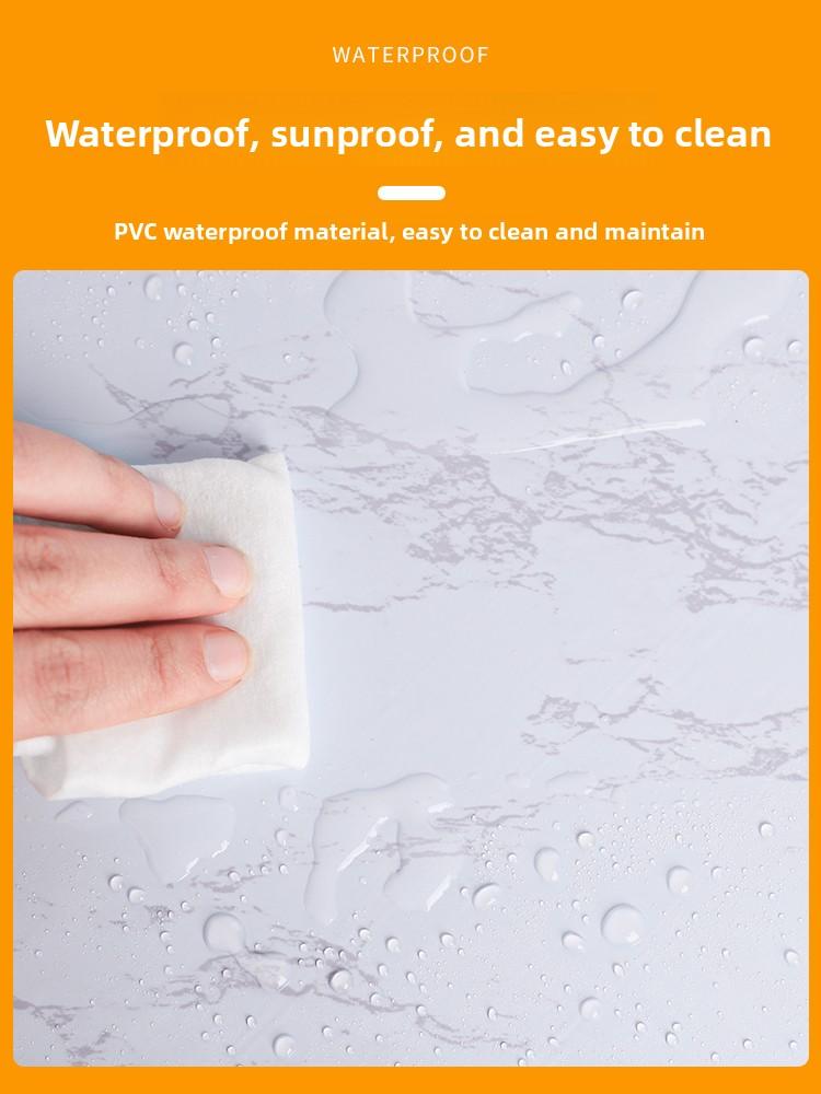 Marble Window  Sticker Thickened Waterproof Sun Protection Bedroom Window Sill Wall Paper Transformation Modern Simple St...