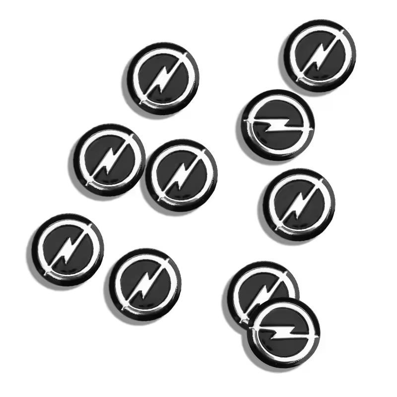 Ntcye8 14mm Aluminum Car Key Badge Emblem Replacement Car Key Stickers For Opel Astra Insignia Mokka Zafira Corsa Vectra Antara Meriva
