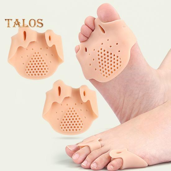 1 Paar Zehenspreizer aus Silikon, orthopädische Ballenzehen-Zehenspreizer, wiederverwendbarer Zehenspreizer zur Fußausrichtung, für Männer und Frauen