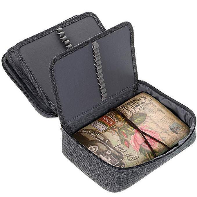 Waterproof Pencil Bag 72 Colours Large Capacity Sketching Pencil Bag Stationery Student Storage Pencil Bag