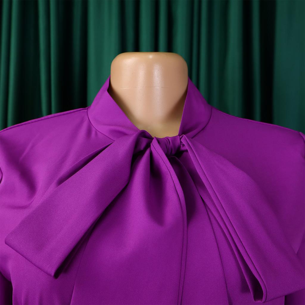 YYFS Modă Femei Primăvară Toamnă Imprimeu Bloc de Culoare Mânecă Lungă Talie Înaltă Rochii Casual