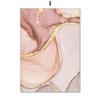 Modern Pink Gold Marble Flower Beach Girl Wall Art Nordic Posters Canvas Painting  And Prints Wall Pictures For Living Room Home