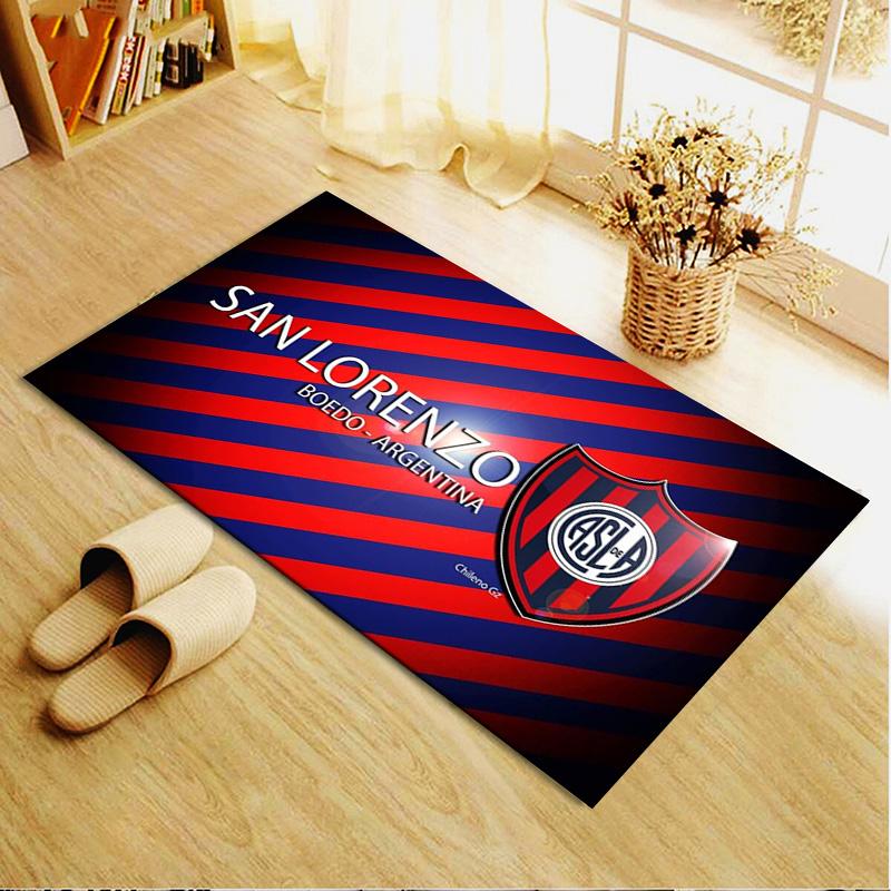 San Lorenzo Logo Carpet Rug for Living Room Bedroom Home Sofa Decoration,Kids play Non-slip Floor Mat