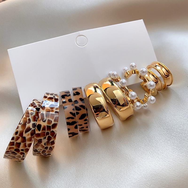 S925 Silver Needle Versatile Earrings Set – High-End, Light Luxury Forest Design for Women