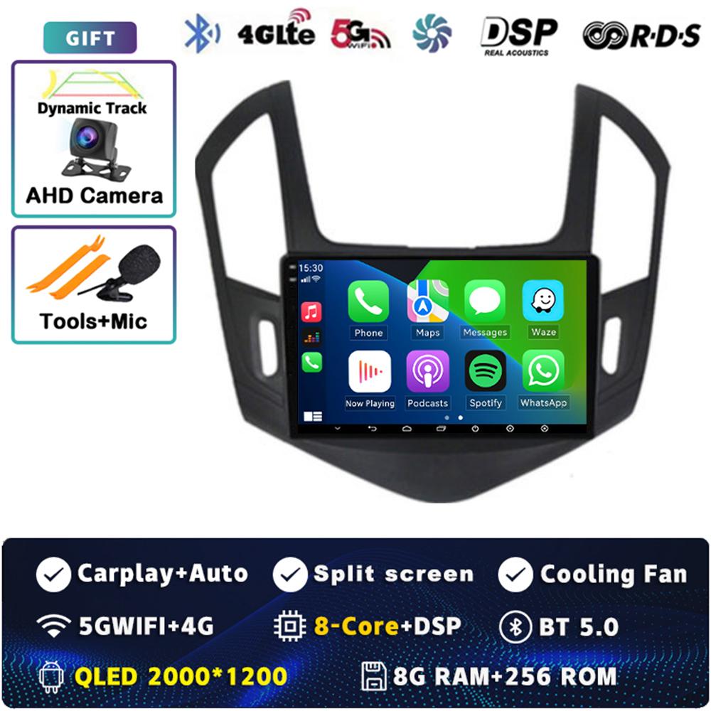 Android 14 Car Radio For Chevrolet Cruze J300 J308 2012 - 2015 Player Multimedia GPS Navigation Stereo CarPlay Auto 4G+WIFI DVD