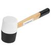 RUBBER PAVEMENT HAMMER for Paving Stones Black and White Rubber 680g Vorstahl