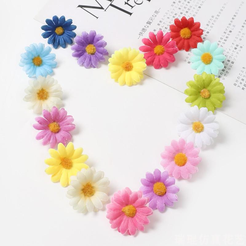Mori Sonnenblume & Chrysantheme Seidenblumen für Foto-Requisiten & DIY-Bastelarbeiten