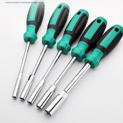 Professionelle Sechskant-Bit-Steckschlüssel Schraubendreher Schraubbefestigungswerkzeug Nusszieher Bequemer Griff Tiefes Design