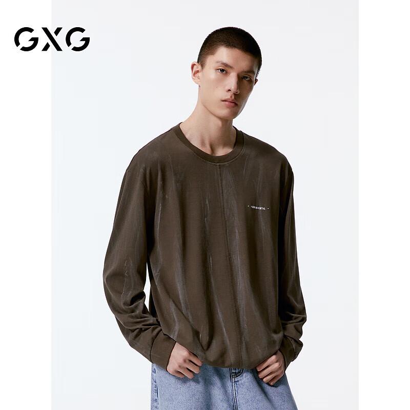 GXG Men s Round Neck Long Sleeve T-shirt 170/M
