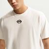 T Shirts Men's Ecru Crew Neck Moderate IU4474-133