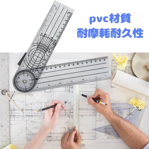 HAUUFENN Goniometer Angle Meter, 15cm Ruler, Angle Ruler, Protractor, Rotating Ruler, Goniometer, Multi-Function Slope Ruler, Spinal Measurement Tool,