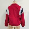 Autumn Women's Clashing Long Sleeve Patchwork Double Pocket Lapel Jacket