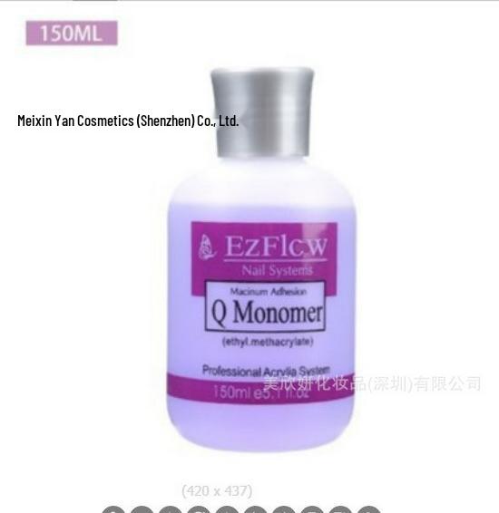 Purple Transparent Crystal Liquid Nail Art Solution - 60ml & 150ml
