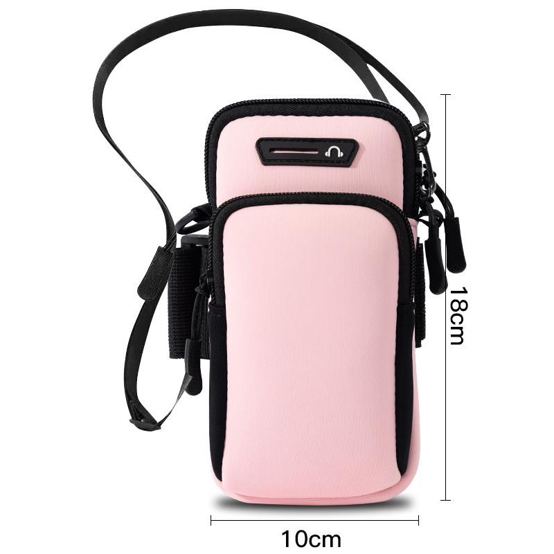 

Lightweight Neoprene Running Phone Bag 7-Inch Crossbody Phone Protective Pouch Dustproof Waterproof Sports Phone Arm Bag Cycling