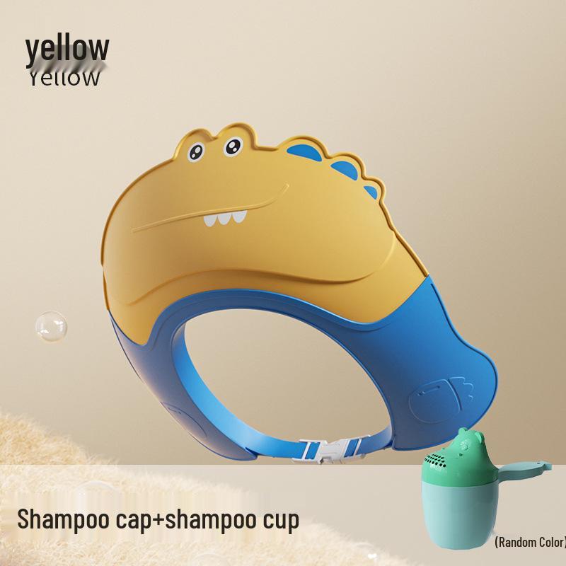 Visera Impermeable para Champú y Gorro de Baño para Niños