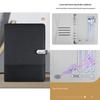 Custom Led Light Logo A5 Size Notepad 8000mah Wireless Charger Power Bank Combination Synthetic Leather Diary Notebook With Usb