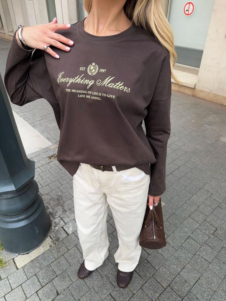 Spring new European and American style 100% pure cotton t-shirt lazy style street lady meat cover personalized top