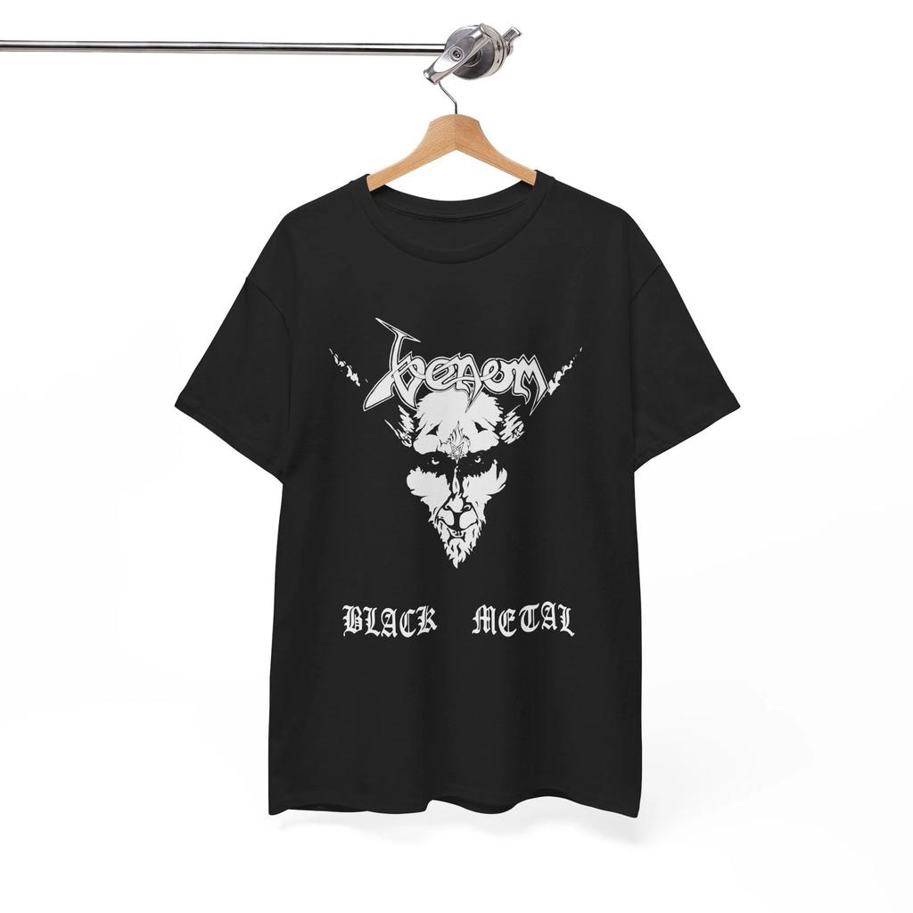 Maglietta Black Metal Venom, T-shirt Unisex Black Metal per Band Musicali