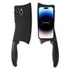 Creative Purple Kitchen Knife Design Soft Case for iPhone 17 Pro Max/16/15