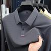Men's Long Sleeve Polo Shirts Tees & Tops with Fleece Warm Winter Bottom Wear Casual Business T-shirts Hot Sale Autumn Clothing